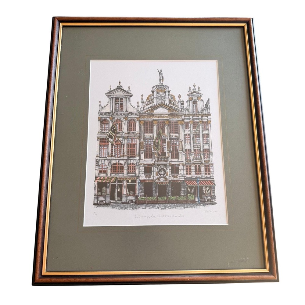 J.P. Middleton La Chaloupe d'Or Grand Place Brussels Belgium Ltd Ed 31/100